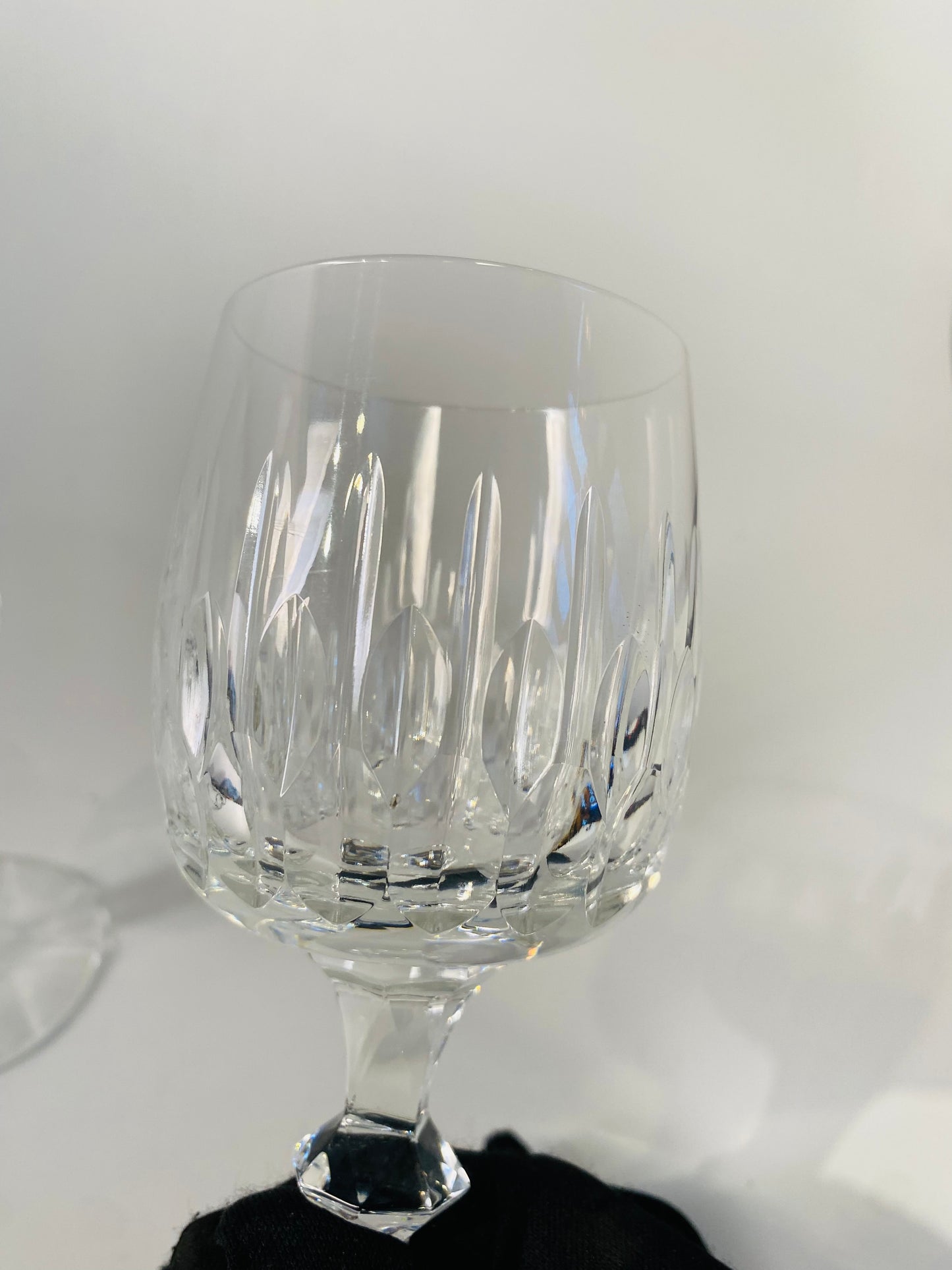 英國製水晶杯 一組2件