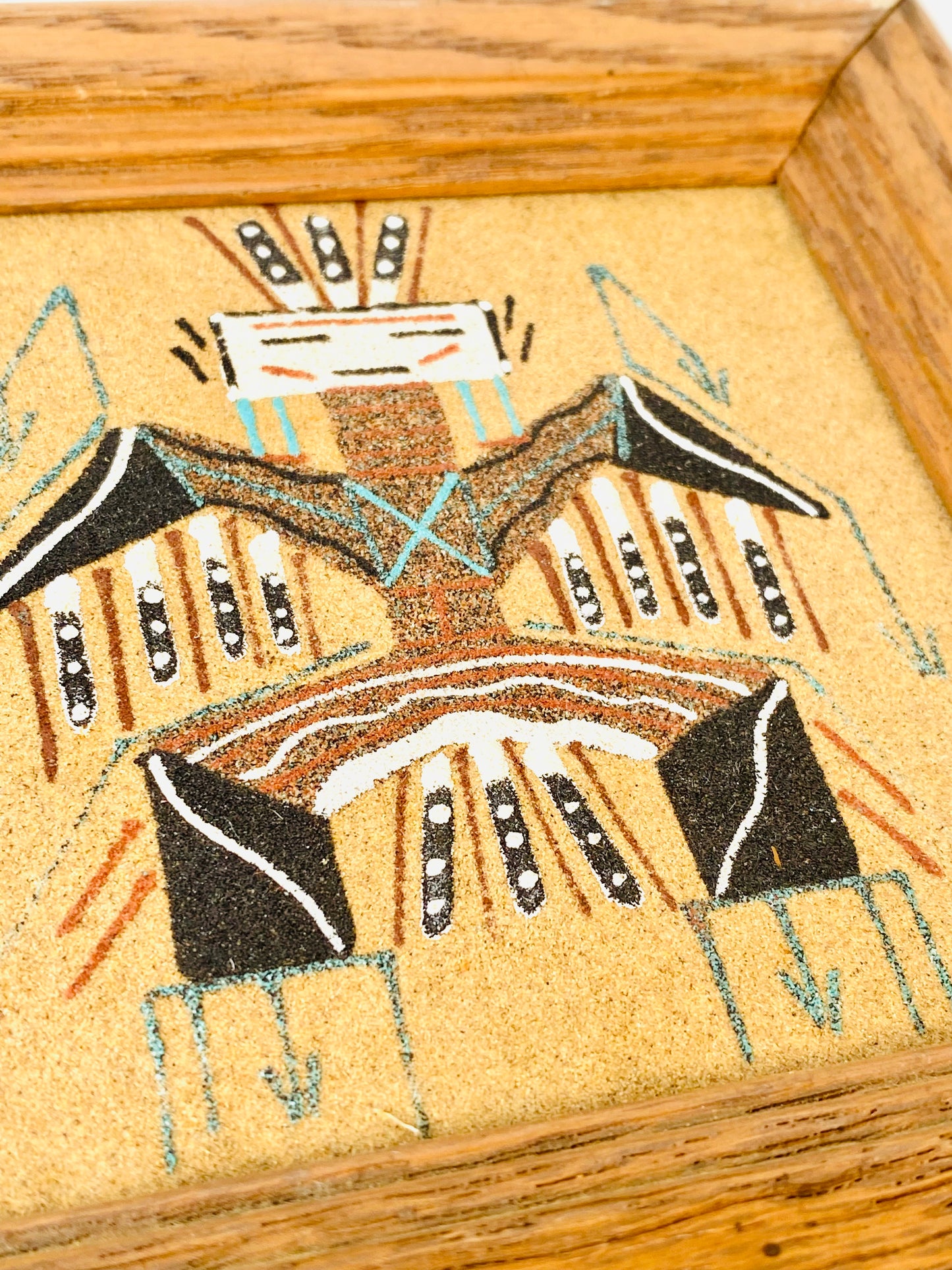 納瓦霍人沙畫兩件 Navajo Sandpaintings