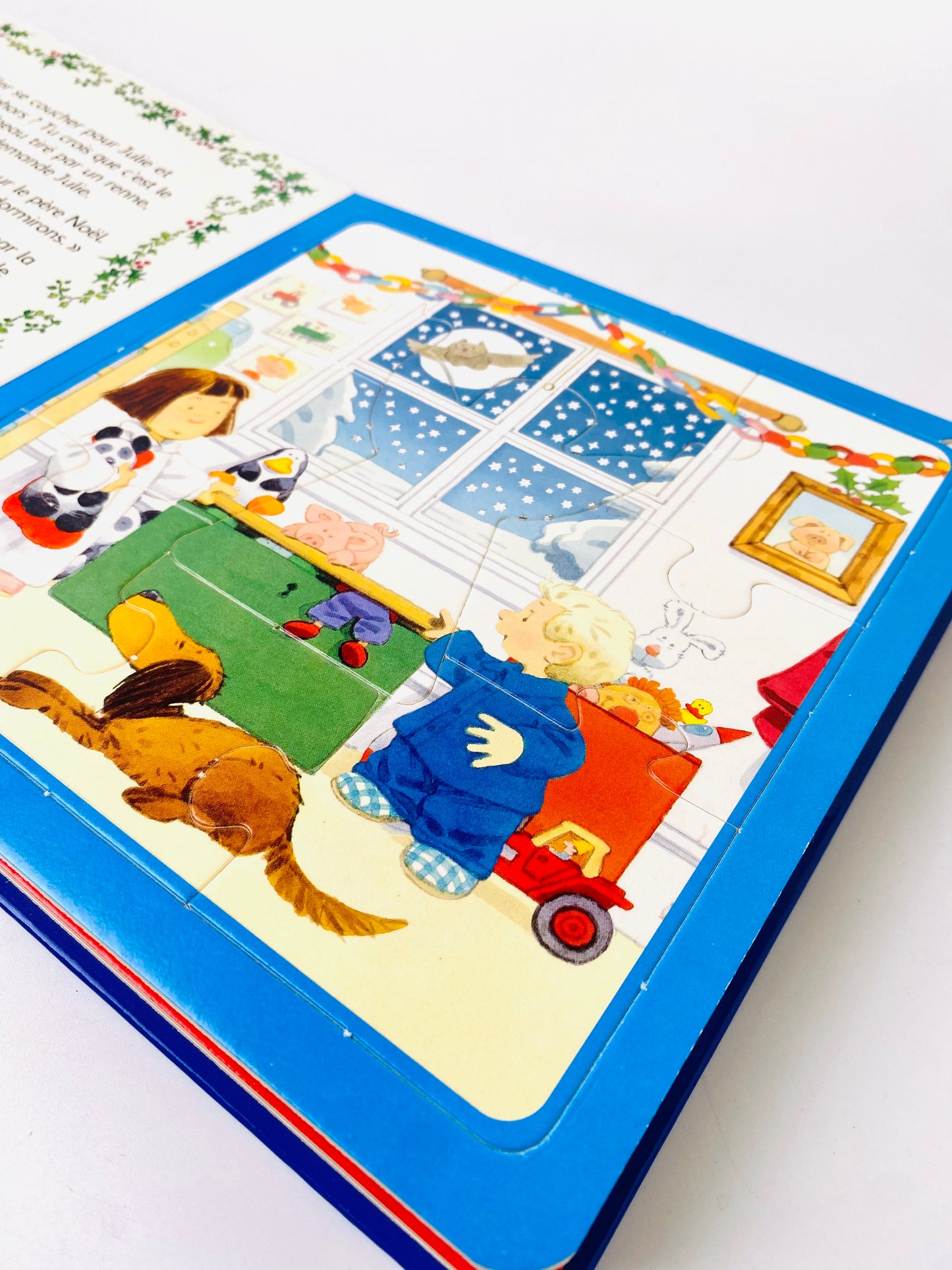 兒童英文童書+法文拼圖童書 My Tiny Treasury +Noel A La Ferme