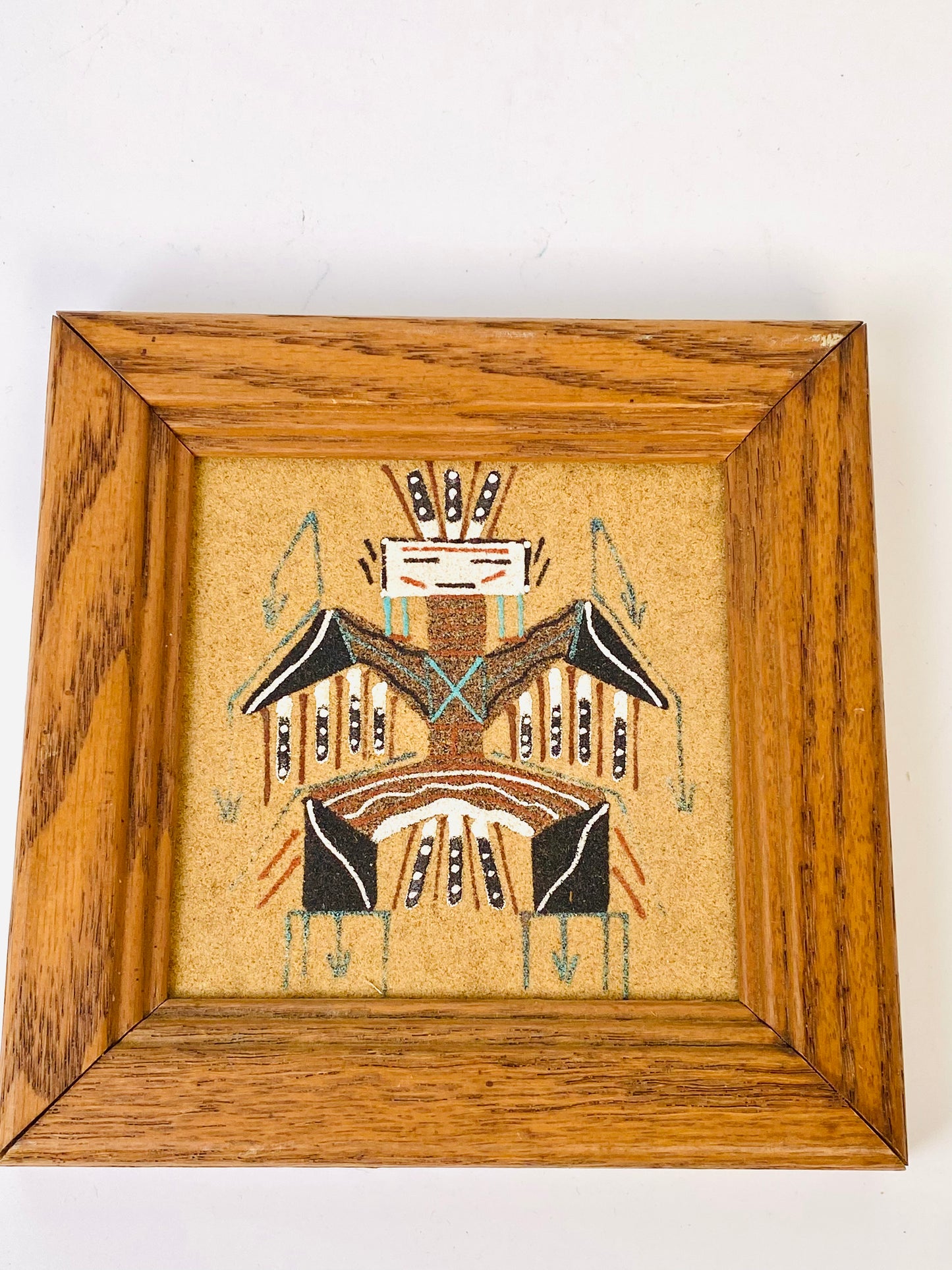 納瓦霍人沙畫兩件 Navajo Sandpaintings
