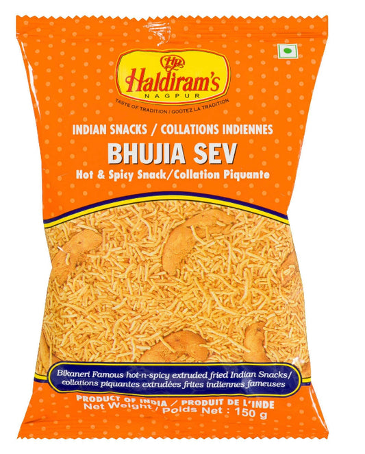 Haldiram Bhujia Sev, Thin-shaped spicy snack 辣味印度傳統零食150g(wm10)