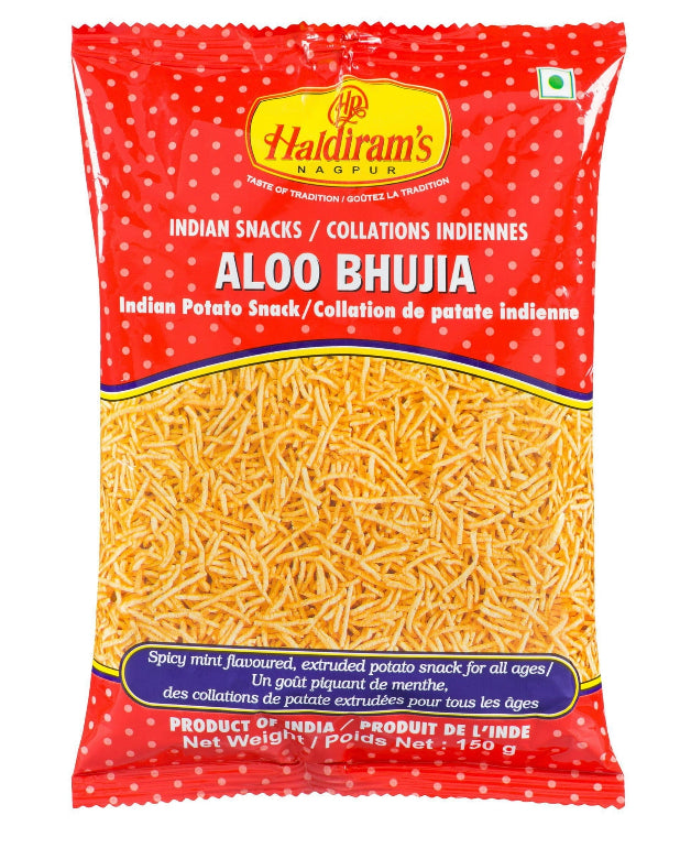 Haldiram Aloo bhujia, potato snack 印度酥脆馬鈴薯零食150g（wm9)