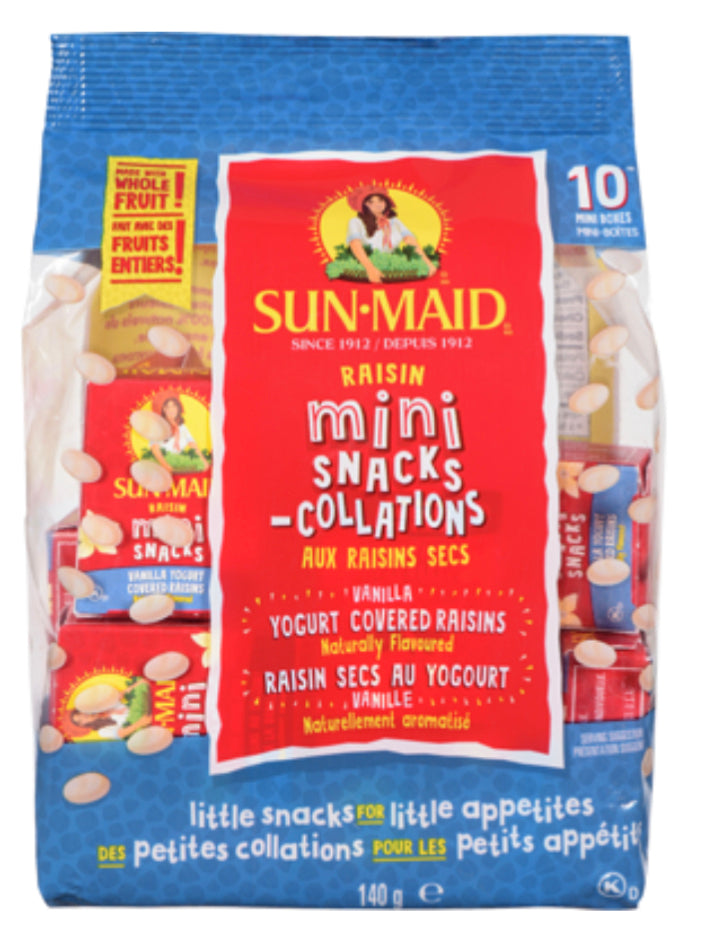 Sun-Maid Yogurt covered Raisins 優格口味葡萄乾（SS1)140g