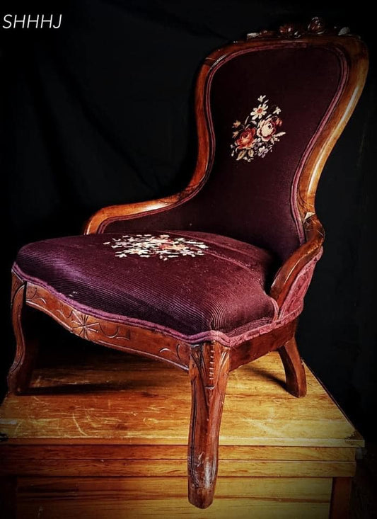 1920十字繡古董椅