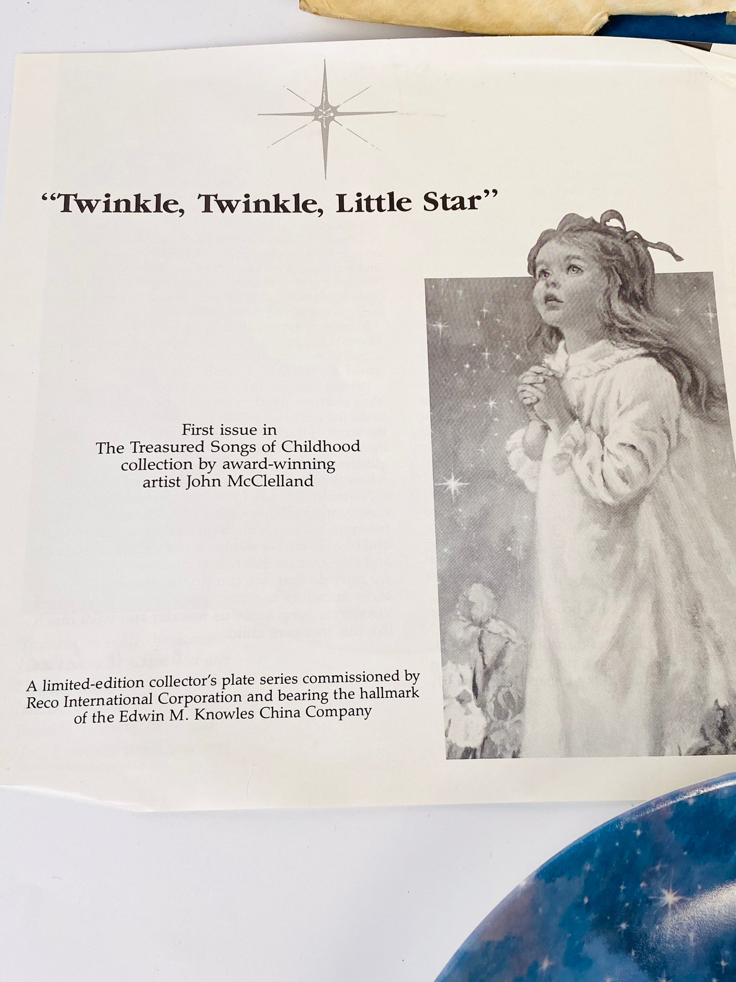 Knowles 少女的祈禱紀念盤/Twinkle, Twinkle, Little Star